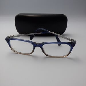 Coach HC6110 Frames only blue/beige + Coach hard shell case EUC